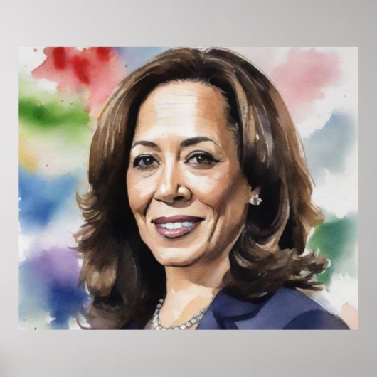 Kamala Harris 2024 mijn president is een zwart vro Poster (Voorkant)