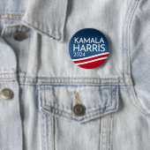 Kamala Harris 2024 - Modern Wave Design Button (In situ)