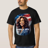 Kamala Harris 2024 Moderne grafische kunst Mannen T-shirt (Voorkant)