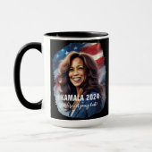 Kamala Harris 2024 niet teruggaan Graphic Art Cof Mok (Links)