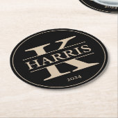 Kamala Harris 2024 Onderzetter (Gebogen)