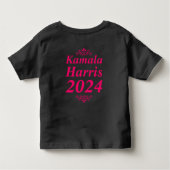 Kamala Harris 2024 Ornamenten voor aangepaste teks Kinder Shirts (Achterkant)