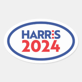 Kamala Harris 2024 Ovale Sticker