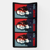 Kamala Harris 2024 Pop Kunstgeschiedenis Outdoor Spandoek (Verticaal)