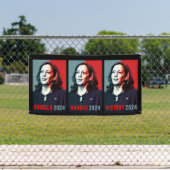 Kamala Harris 2024 Pop Kunstgeschiedenis Outdoor Spandoek (Insitu)