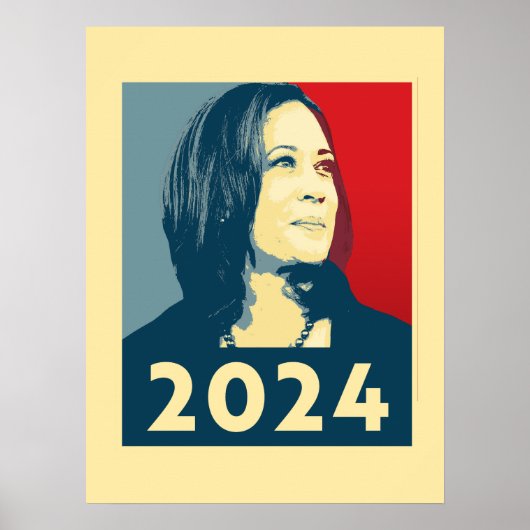 Kamala Harris 2024 Poster (Voorkant)
