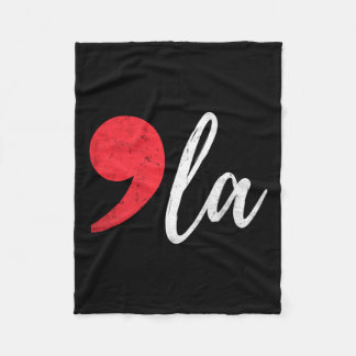 Kamala Harris 2024 President Comma La Funny Fleece Deken