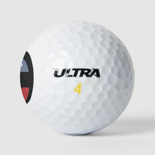 Kamala Harris 2024 President Comma La Funny Golfballen (Logo)