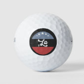 Kamala Harris 2024 President Comma La Funny Golfballen (Voorkant)