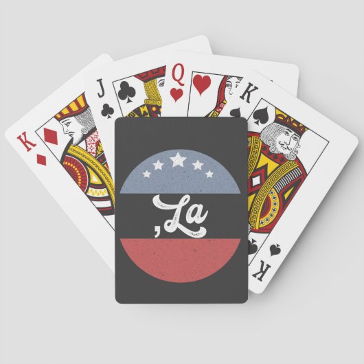 Kamala Harris 2024 President Comma La Funny Pokerkaarten (Achterkant)