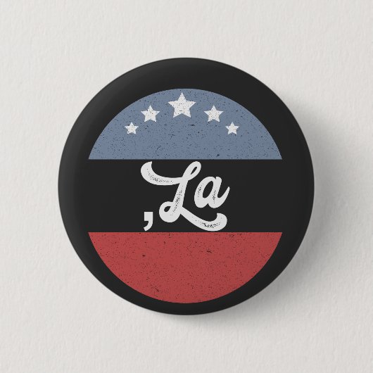 Kamala Harris 2024 President Comma La Funny Ronde Button 5,7 Cm (Voorkant)