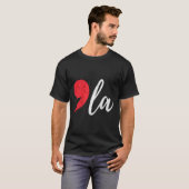 Kamala Harris 2024 President Comma La Funny T-shirt (Voorkant volledig)