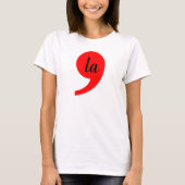 Kamala Harris 2024 President Comma La Funny T-shirt (Voorkant)