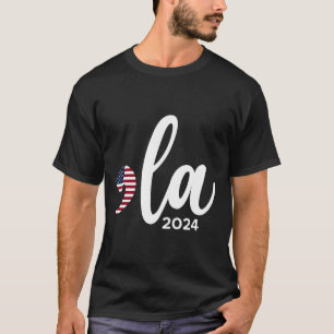 Kamala Harris 2024 President Comma La Funny T-shirt