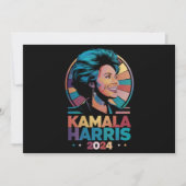 Kamala Harris 2024 President Kamala Kaart (Voorkant)