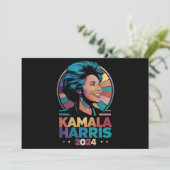 Kamala Harris 2024 President Kamala Kaart (Staand voorkant)