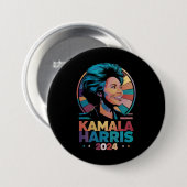Kamala Harris 2024 President Kamala Ronde Button 7,6 Cm (Voorkant /achterkant)