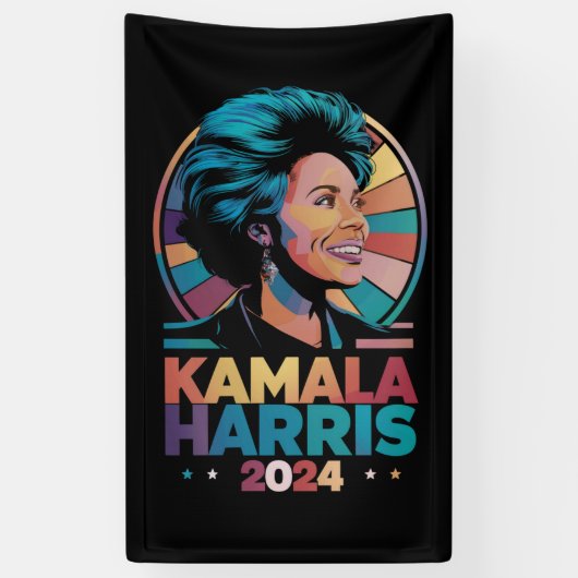 Kamala Harris 2024 President Kamala Spandoek (Verticaal)