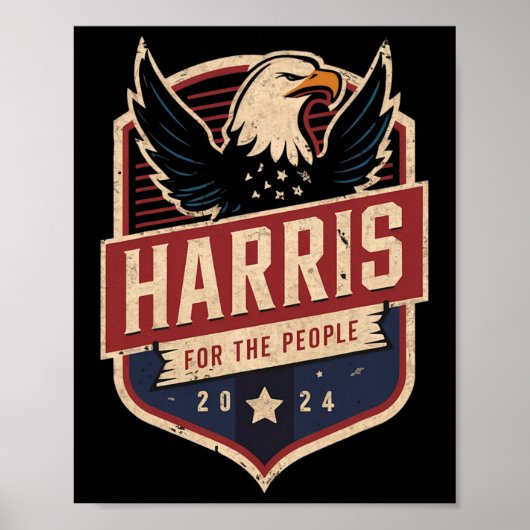 Kamala Harris 2024 presidentscampagne Poster (Voorkant)