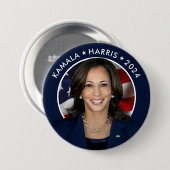 Kamala Harris 2024 presidentscampagne Ronde Button 7,6 Cm (Voorkant /achterkant)
