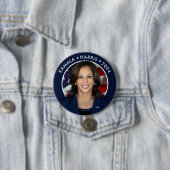 Kamala Harris 2024 presidentscampagne Ronde Button 7,6 Cm (In situ)
