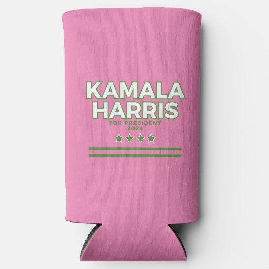 Kamala Harris 2024 presidentscampagne Seltzer Blikjeskoeler (Voorkant)