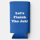 Kamala Harris 2024 presidentscampagne Seltzer Blikjeskoeler (Achterkant)