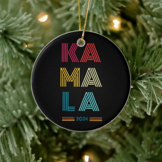 Kamala Harris 2024 presidentsverkiezingen Keramisch Ornament (Boom)