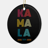 Kamala Harris 2024 presidentsverkiezingen Keramisch Ornament (Links)