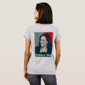Kamala Harris 2024 presidentsverkiezingen T-shirt (Achterkant volledig)