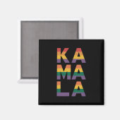 Kamala Harris 2024 Rainbow Flag Gay Pride LGBT Magneet (Voorkant / Achterkant)