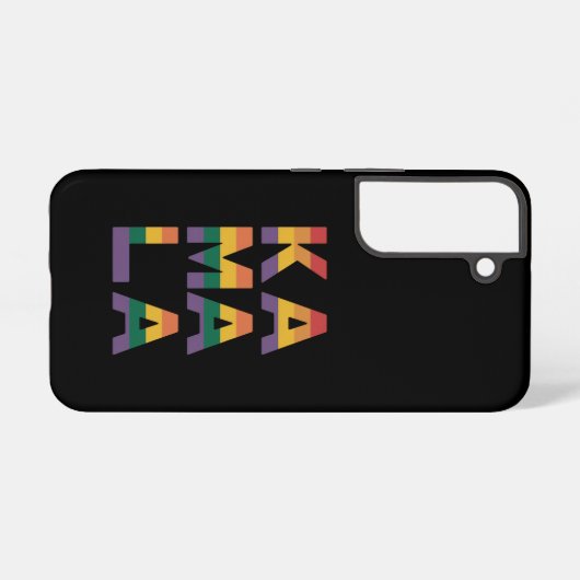 Kamala Harris 2024 Rainbow Flag Gay Pride LGBT Samsung Galaxy Hoesje (Achterkant horizontaal)