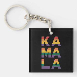 Kamala Harris 2024 Rainbow Flag Gay Pride LGBT Sleutelhanger