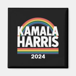 Kamala Harris 2024 Rainbow Gay Pride LGBT Verkiezi Magneet