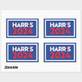 Kamala Harris 2024 Rechthoekige Sticker (Vel)