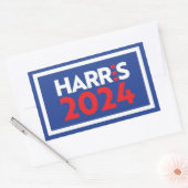 Kamala Harris 2024 Rechthoekige Sticker (Envelop)