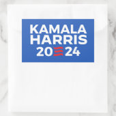 Kamala Harris 2024 Rechthoekige Sticker (Tas)