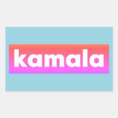 Kamala Harris 2024 Rechthoekige Sticker (Voorkant)