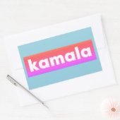 Kamala Harris 2024 Rechthoekige Sticker (Envelop)