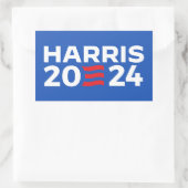 Kamala Harris 2024 Rechthoekige Sticker (Tas)
