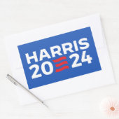 Kamala Harris 2024 Rechthoekige Sticker (Envelop)