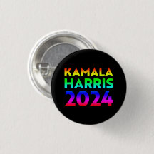 Kamala Harris 2024 regenboog typografie pride zwar