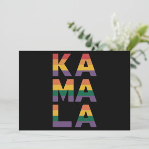 Kamala Harris 2024 Regenboogvlag Gay Pride LGBT Kaart