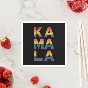 Kamala Harris 2024 Regenboogvlag Gay Pride LGBT Servet
