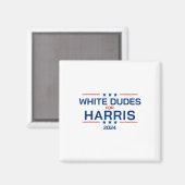 Kamala Harris 2024 Retro Button Verkiezing Magneet (Voorkant / Achterkant)