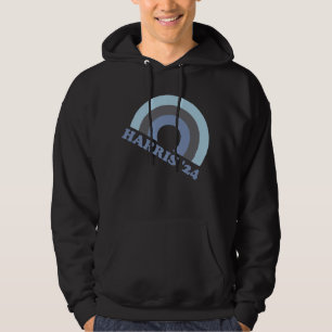 Kamala Harris 2024 Retro Regenboog Hoodie