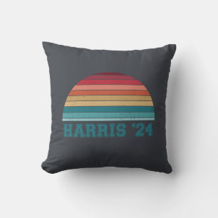 Kamala Harris 2024 Retro Sunset  Kussen