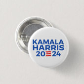 Kamala Harris 2024 Ronde Button 3,2 Cm (Voorkant /achterkant)