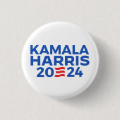 Kamala Harris 2024 Ronde Button 3,2 Cm (Voorkant)
