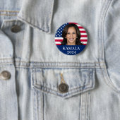 Kamala Harris 2024 Ronde Button 5,7 Cm (In situ)